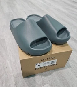 Adidas Yeezy Slide Slate Marine Size 9 NEW IN BOX  ID2349 - Picture 1 of 4