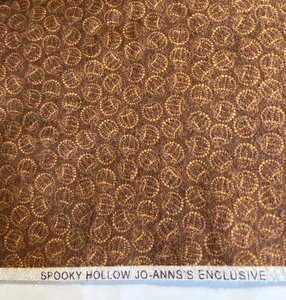 SPOOKY HOLLOW JOANNS STOFF BAUMWOLLE FLANELL KLEINER KÜRBISSE DRUCK REDUZIERT - Bild 1 von 4