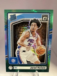 Donruss Optic 2024-25🏀Jared McCain Clasificado Novato Verde Hyper Prizm SP/249🔥(RC) - Imagen 1 de 4