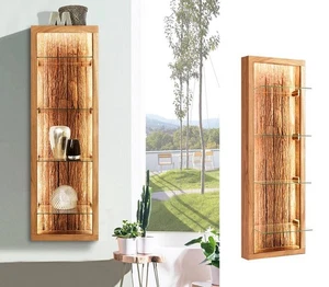 Wandboard Wandregal inkl.Beleuchtung 45x145cm Massivholz Akazie massiv NEU OVP!! - Bild 1 von 2
