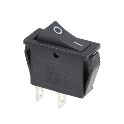 Rocker Switch AC 15A/250V 20A/125V 2 Pins Mini Boat SPST Toggle ON-OFF Snap-In - Image 1 of 3