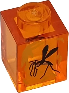 LEGO Nr.-6308322 Jurassic Park-Themen 1x1 Stein bedruckt mit Moskitos  / 1 Stück - Bild 1 von 1