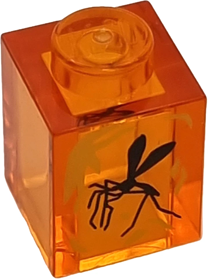 LEGO Nr.-6308322 Jurassic Park-Themen 1x1 Stein bedruckt mit Moskitos  / 1 Stück - Bild 1 von 1