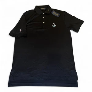 Polo Golf Ralph Lauren US Open 2015 Chambers Bay Nera Uomo Taglia Media Nuova Difetto - Foto 1 di 24
