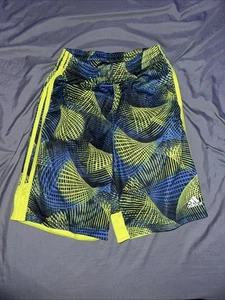 Adidas Boys Neon Shorts - Boys Large - Picture 1 of 2