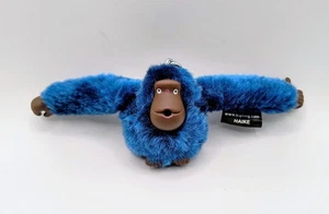 Kipling Monkey With Key Ring In Blue Called Haike - Picture 1 of 10