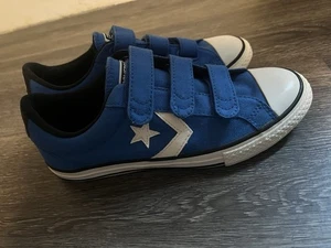 blue Converse Star Player 76 Easy-On Little Kids Low Top Shoes. Size 4.5 - Picture 1 of 6