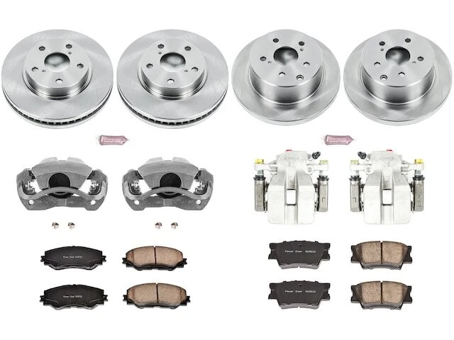 Front and Rear Brake Pad and Rotor Kit For 2011 Toyota RAV4 2.5L 4 Cyl SV891DJ - Imagem 1 de 1