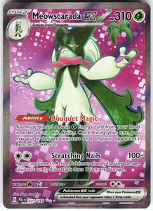 Meowscarada ex - 231/193 Pokemon SV02: Paldea Evolved Holo Ultra Rare NM - Picture 1 of 2