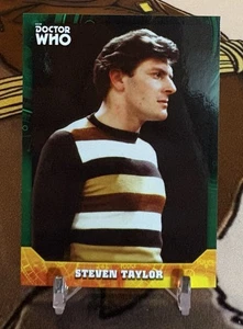 2017 Topps Doctor Who Signature Series Steven Taylor Green Parallel Card /50 - Picture 1 of 2