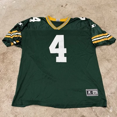 Camiseta deportiva Starters Vintage NFL Green Bay Packers Brett Favre #4, talla 54 para hombre (2XL) Foto 1 de 4