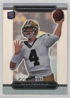 2010 Topps Platinum Refractor /999 Sean Canfield #21 Rookie RC - Image 1 of 2