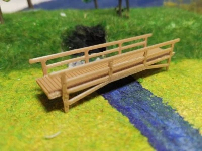 IHM MODELLE 2x Fußgängerbrücke Spur Z 1:220 Brücke Bausatz