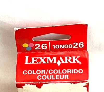 Genuine Lexmark 26 Color Ink Cartridge 10N0026 ✅❤️️✅❤️ Brand New Factory Sealed - Image 1 of 3