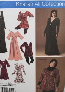 Simplicity Pattern 2274 Khaliah Ali Collection Knit Dresses Or Tunics Sz 10-18 - Picture 1 of 4