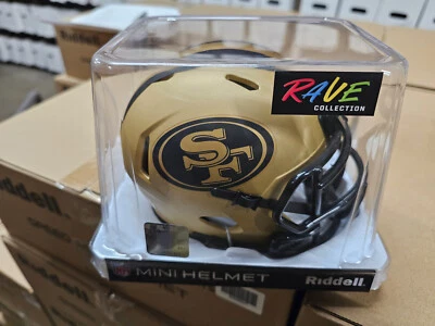 SAN FRANCISCO 49ERS RAVE STYLE Mini Speed NFL FOOTBALL NOVO PACOTE - Imagem 1 de 4