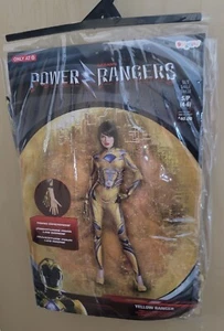 Power Rangers Body Kostüm für Erwachsene ~ GELBER RANGER ~ Damengröße Small (4-6) - Bild 1 von 5