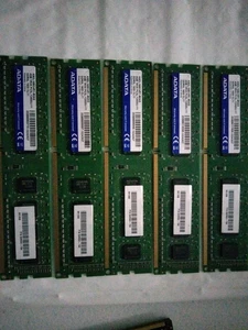 Lot of 5 ADATA 4GB 1Rx8 PC3L-12800U-11 DDR3L-1600MHz DIMM RAM AM2L16BC4R1-B0AS