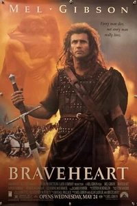 BRAVEHEART Original One Sheet Movie Poster - 1995 - BEST PICTURE WINNER! - Picture 1 of 7
