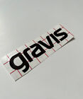 Gravis Text Logo Sticker Vintage New Old Stock / 10cm