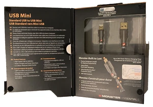 Monster USB Mini High Speed USB to USB Mini Connect ~ Connecter NEW Boxed - Afbeelding 1 van 3