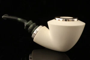 srv Premium - Dublin RC - Reverse Calabash Meerschaum Pipe with case 15369 - Picture 1 of 11