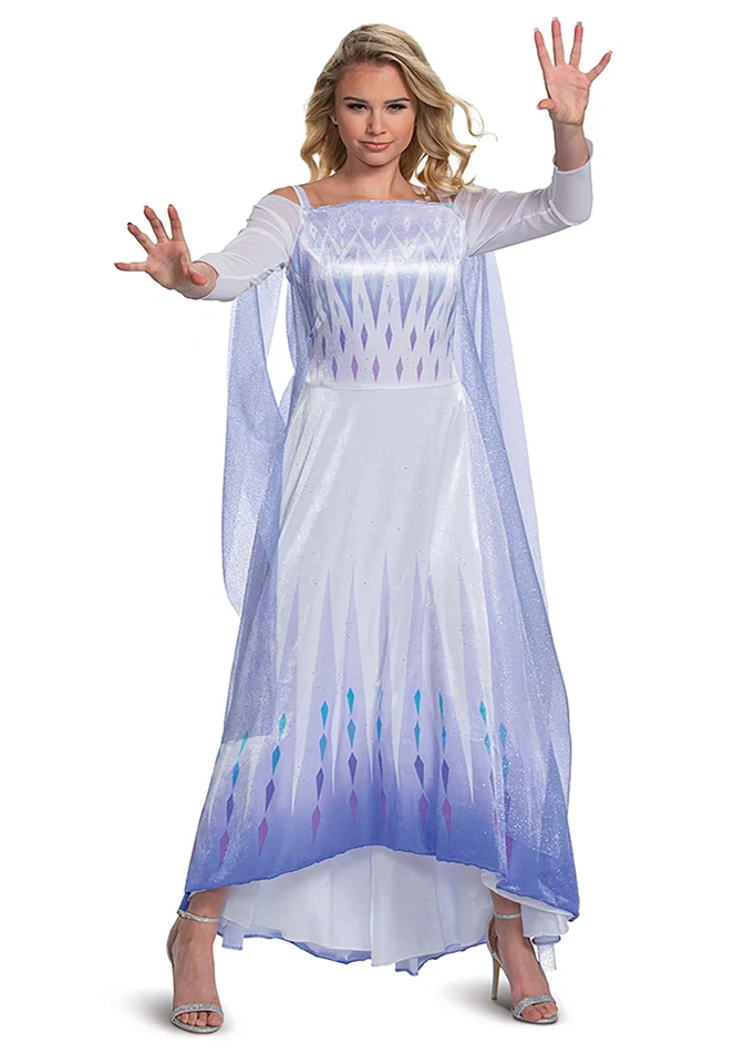 Disfraz para mujer Frozen Snow Queen Elsa Deluxe Foto 1 de 1