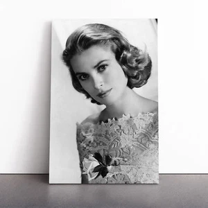 Grace Kelly (2) Leinwand Wandbild Kunstdruck gerahmtes Bild Deko Wohnzimmer Schlafzimmer - Bild 1 von 7