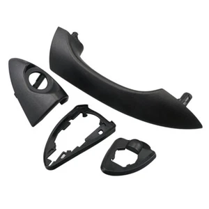 Outer Door Handle Front Right Side RHD For BMW X5 E53 2000-2005 2006 Dumb Black - Picture 1 of 8