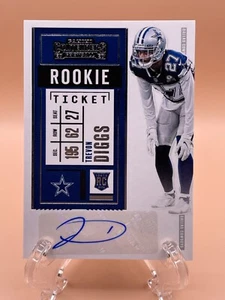 2020 Contenders Trevon Diggs Auto RC Rookie Ticket #162 - Picture 1 of 2