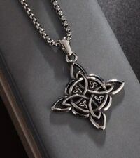 Women's Necklace irish Celtic Knot Pendant Vintage Jewellery.