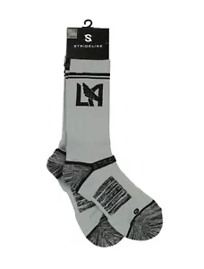 STRIDELINE Los Angeles Galaxy FC Full Knit Crew Socks One Size - Picture 1 of 1