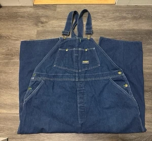 OSHKOSH B'Gosh Union Made Sanforized DENIM OVERALLS Vestbak Low Back Vintage 46x29 - Bild 1 von 10
