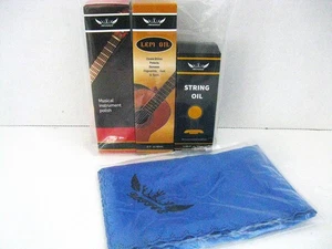 Premium Guitar Care 3-PC Kit Lem Oil / Instrument Polish / String Oil NEW SEALED - Picture 1 of 1