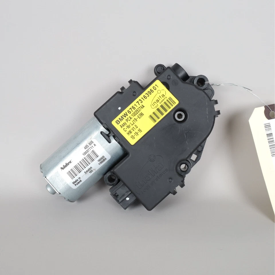 2011-2018 BMW X1 X3 X4 X5 Panoramic Sunroof Drive Motor 67617316396 OEM Used - Изображение 1 из 4