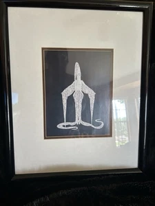 Serigraph by Erte 1985 -Starfish- Matte Print with /Frame 24x18 - Picture 1 of 5