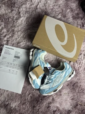 Asics Gel NYC Blue Cream Bleu Neuve Taille 44 - Photo 1/4