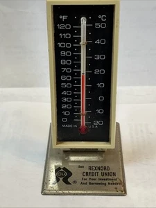 Rexnord Company Wisconsin Thermometer Vintage Advertising Promo Desktop Item - Picture 1 of 4