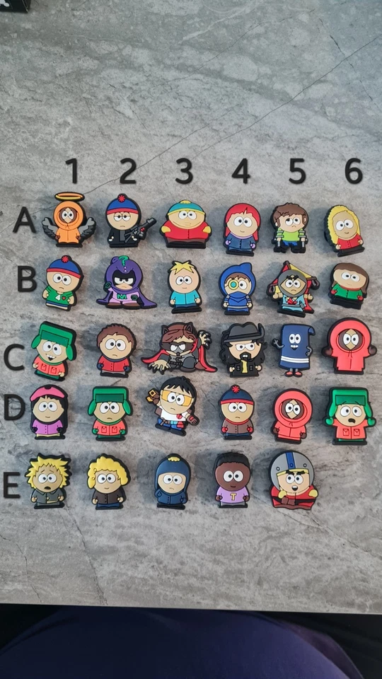 JIBBITZ South Park Croc Charms