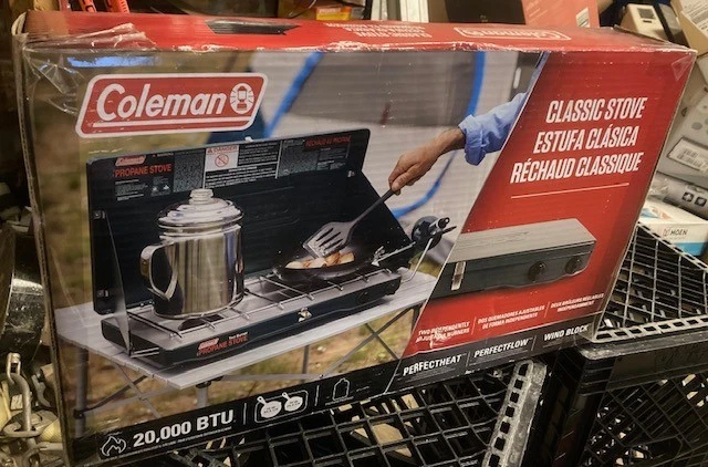 Coleman Classic Propane Stove 2 Burner New In Package 20,000 BTU - Image 1 of 1