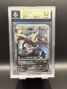 Lugia V UR ALT ART #186 2022 Pokémon Espada y Escudo Tempestad de Plata BGS 9.5 - Imagen 1 de 2