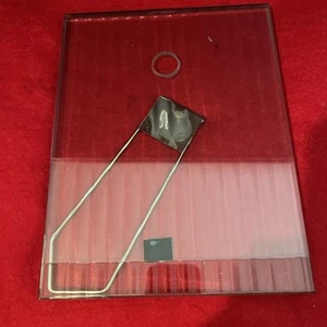 Sixtrees 5X7 Picture Frame Frosted Textured Glass / Slide In Picture/w Box - Picture 1 of 9