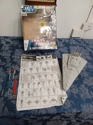 Transformers Star Wars Vader Anakin Skywalker Star Destroyer Cruiser Box Works - Image 1 of 4