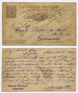 118430 - Ganzsache - Postkarte - Milano 16.11.1889 nach Grosotto bzw. Milano - Picture 1 of 1