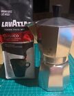 Bialetti Moka Express Stovetop 6 Cup Espresso Maker + Free Bag Lavazza Classico