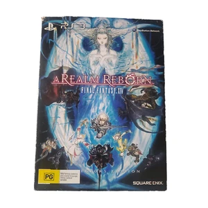 PS3 Final Fantasy XIV A Realm Reborn Boxed Collectors Edition Game VGC FP - Picture 1 of 15