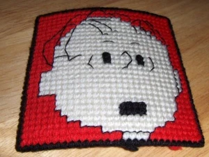 NEW completed plastic canvas magnet - Linus - Picture 1 of 1