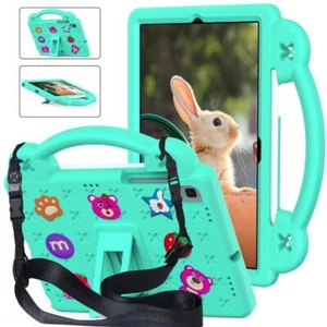 Kids Case For Samsung Galaxy Tab A7 10.4 S6 Lite S5E S6 Tablet Stand Strap Cover - Picture 1 of 19