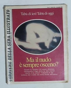 10292 CORRIERE DELLA SERA ILLUSTRATO - nr 46 a. 3 1979 - Nudo / Tour Eiffel - Bild 1 von 5