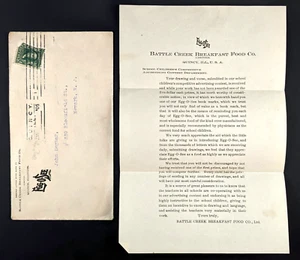 1905 Egg-O-See Advertising Cover With Letter For School Advertising Contest - Picture 1 of 5